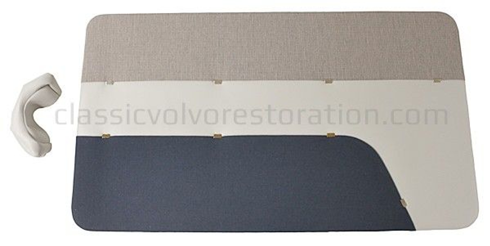 Door panel Volvo PV 444LS 1957 blue/grey/grey LH