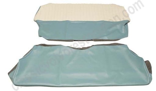 Rear seat Cover Volvo PV 1958-60 US blue/beige
