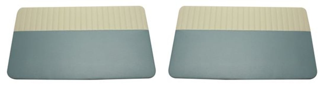 Door panel Volvo PVA 1958-60 US blue/beige LH