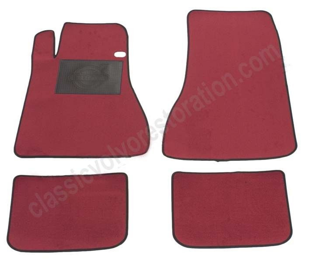Mattsats Tillbehör Volvo 1800 E/ES röd textil