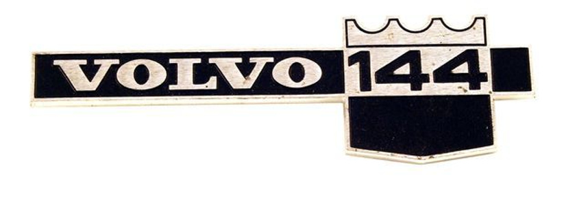Emblem 144 Volvo B20A 71-1972 fender
