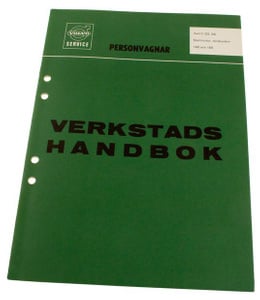 Workshop manual Startermotor Volvo 140/164 Swe