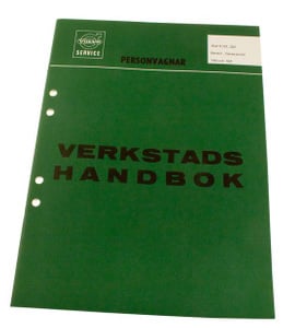 Workshop manual Battery/Alternator Volvo 140/1