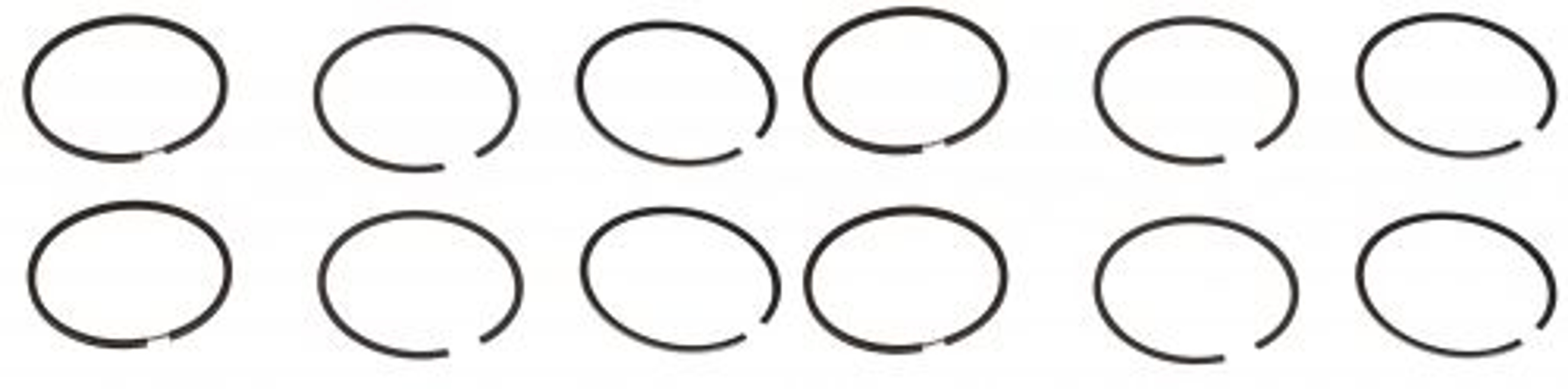 Piston ring set Volvo B19/20 8/1973- standard